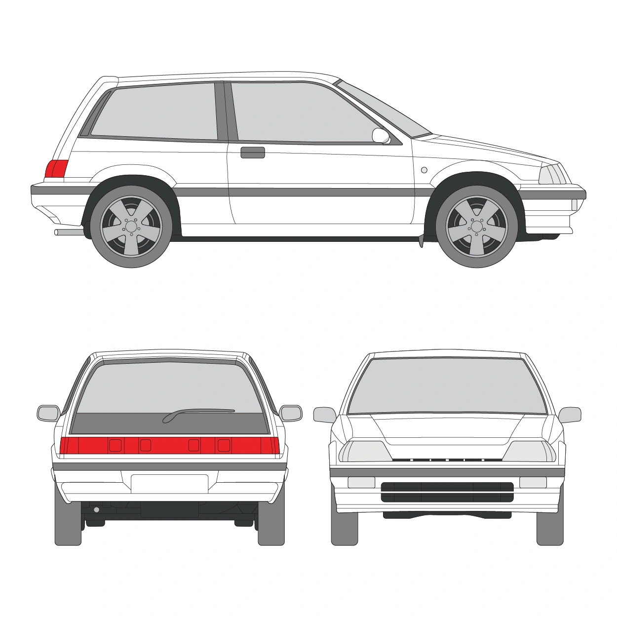 CIVIC IV HATCHBACK (EC, ED, EE)