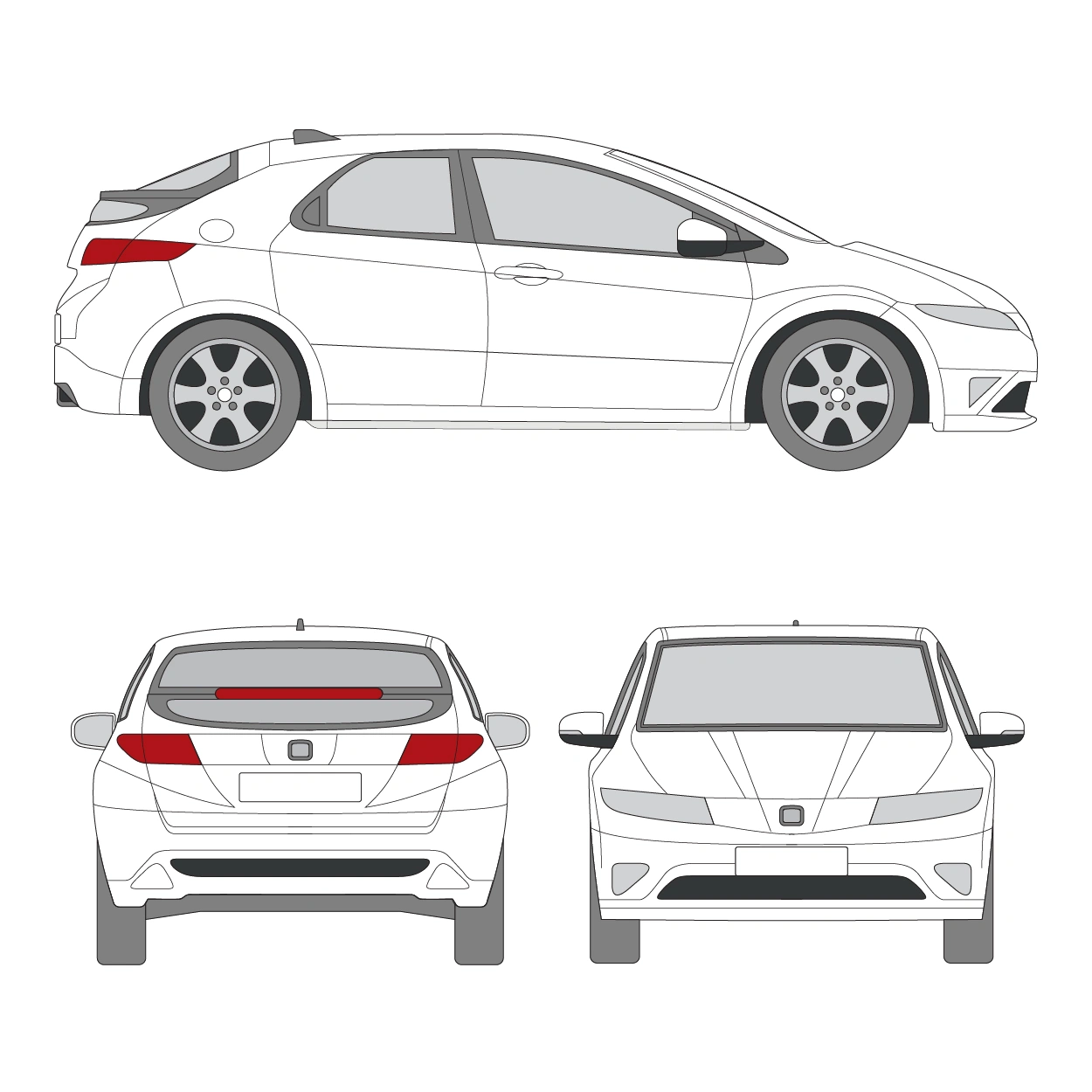 CIVIC VIII HATCHBACK (FN, FK)