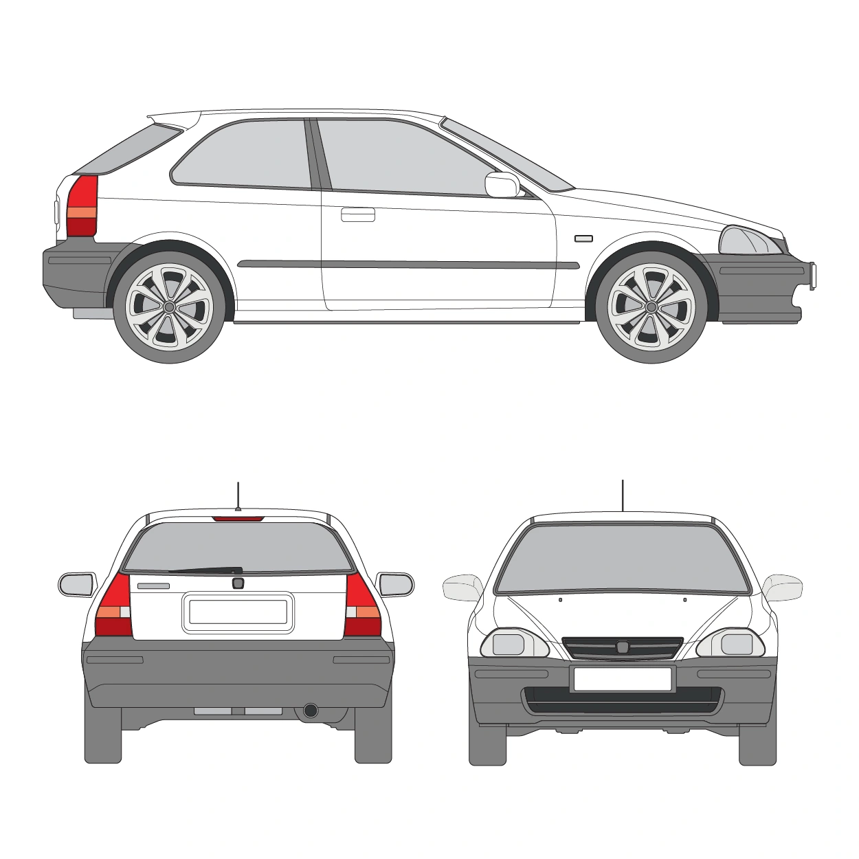 CIVIC VI HATCHBACK (EJ, EK)