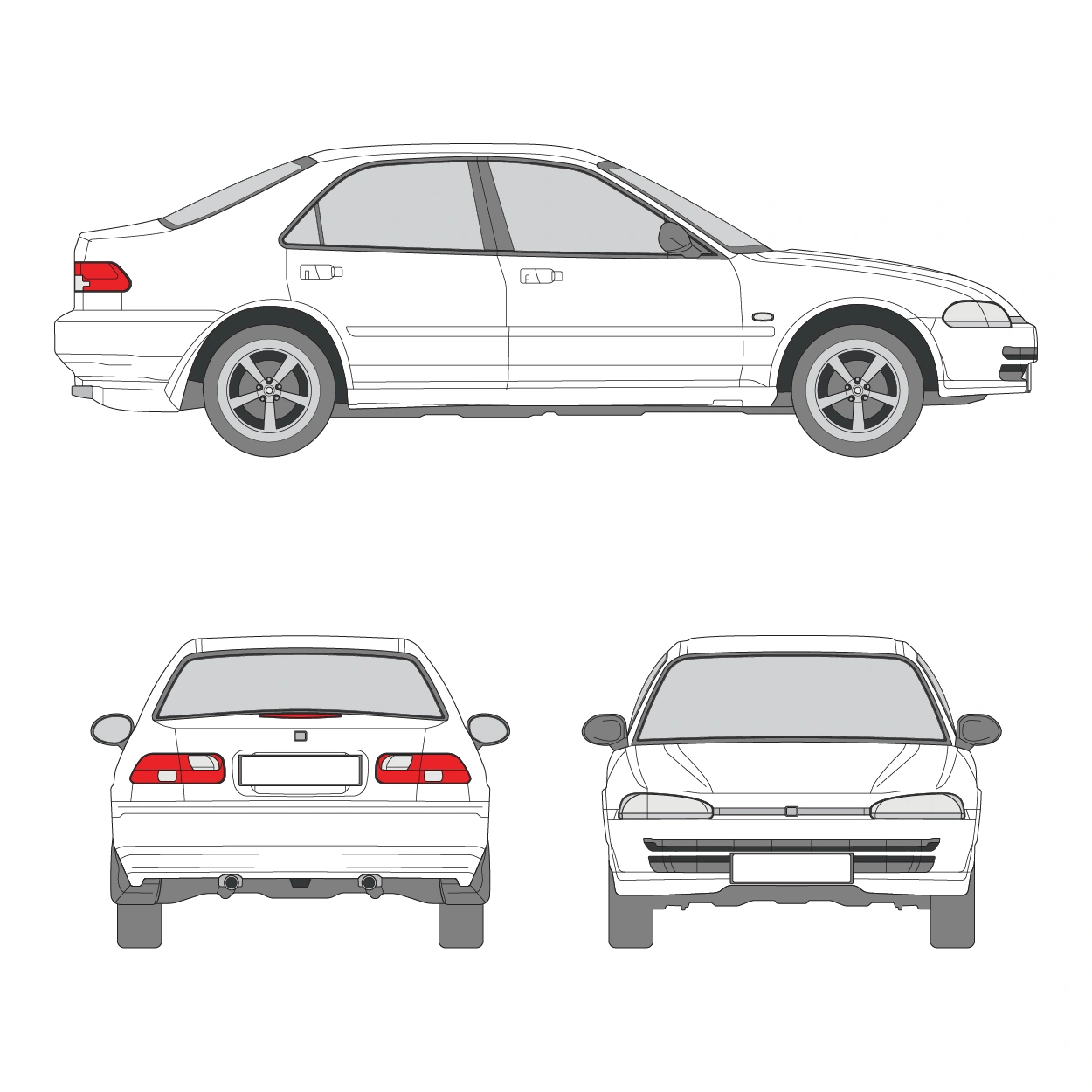 CIVIC V SEDAN (EG, EH)