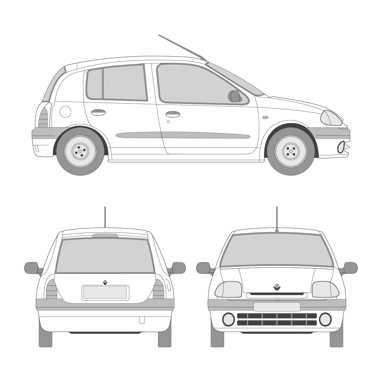 CLIO II (BB0/1/2_, CB0/1/2_)