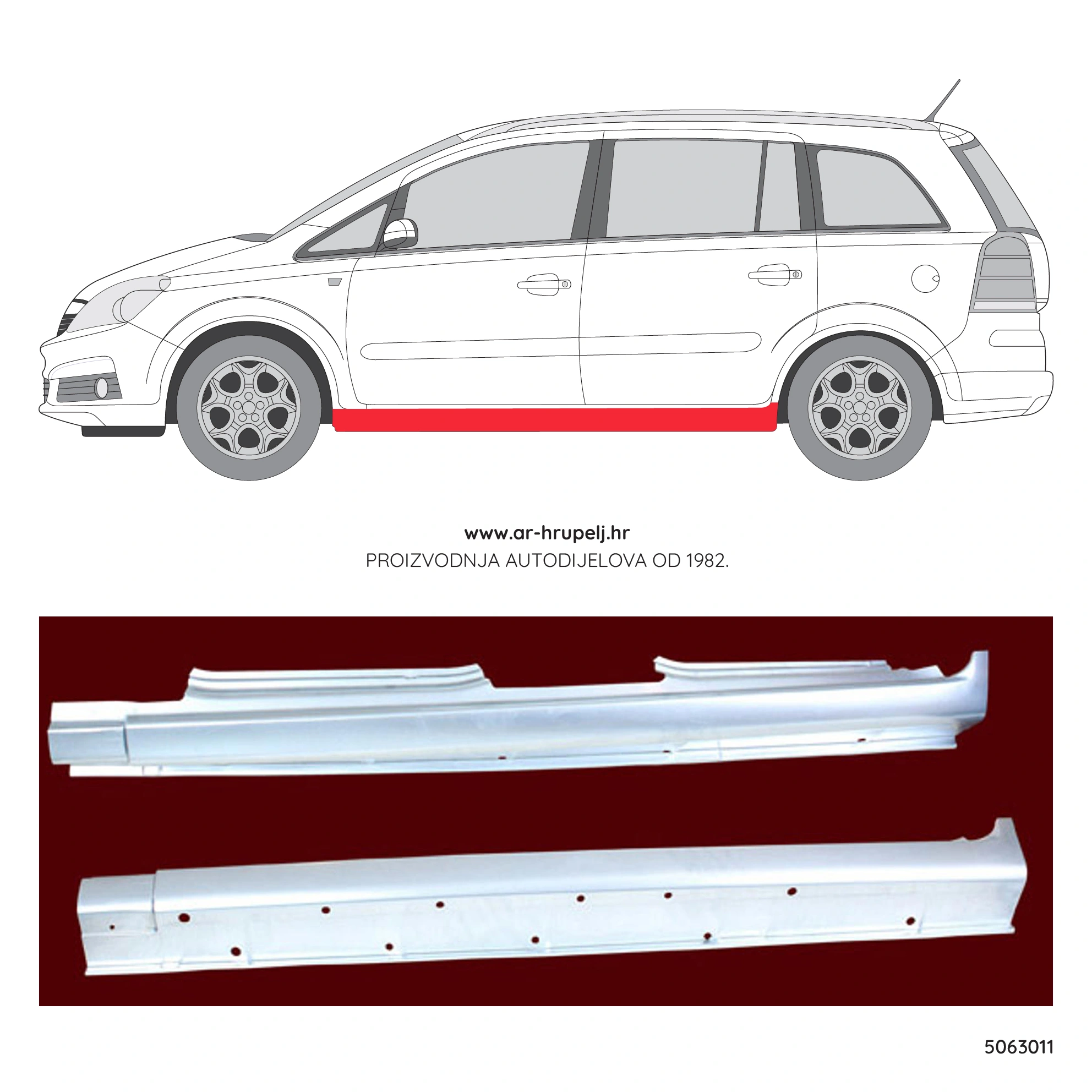 OPEL ZAFIRA B VAN (A05)