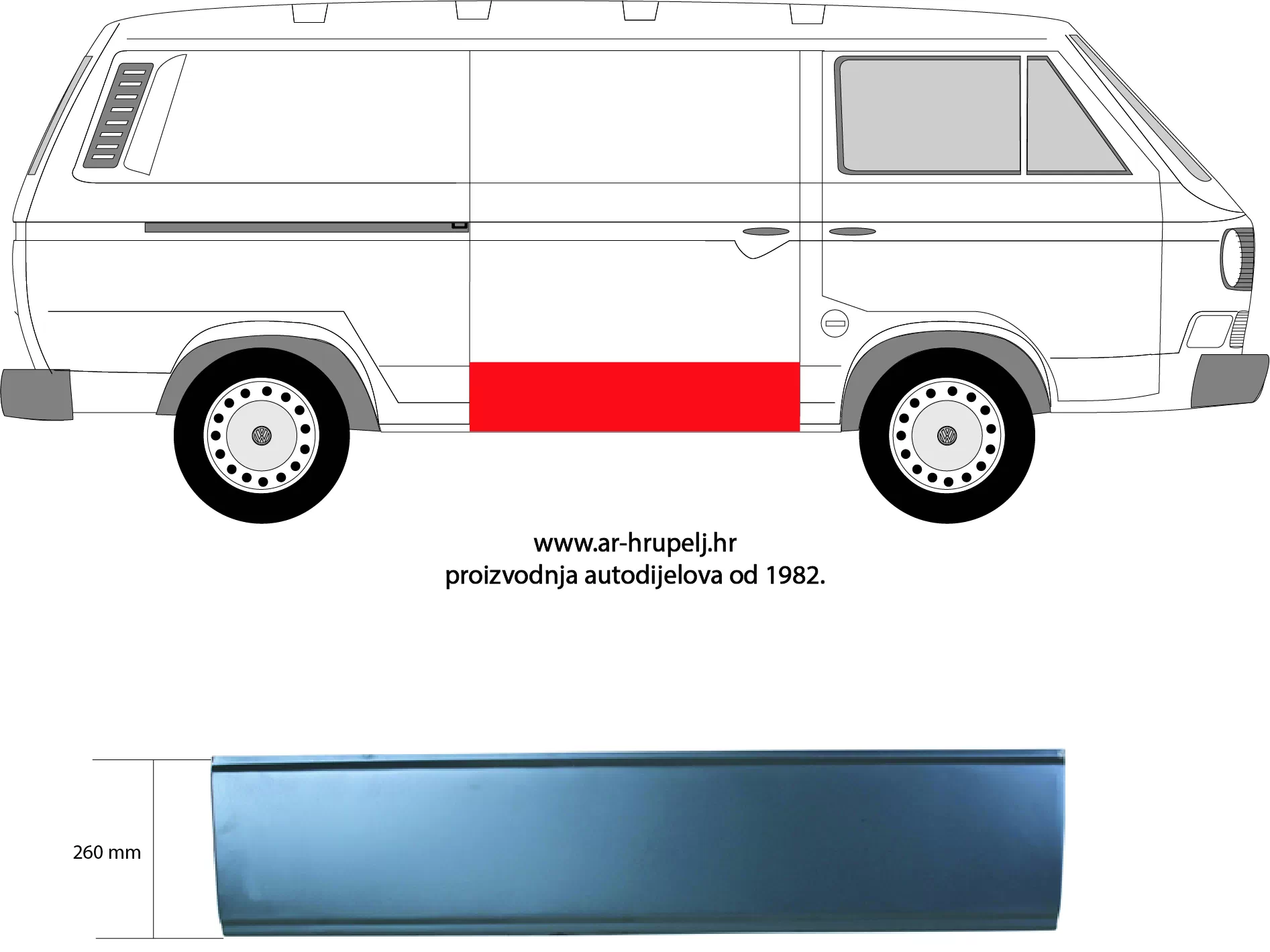 VW TRANSPORTER / CARAVELLE III BUS
