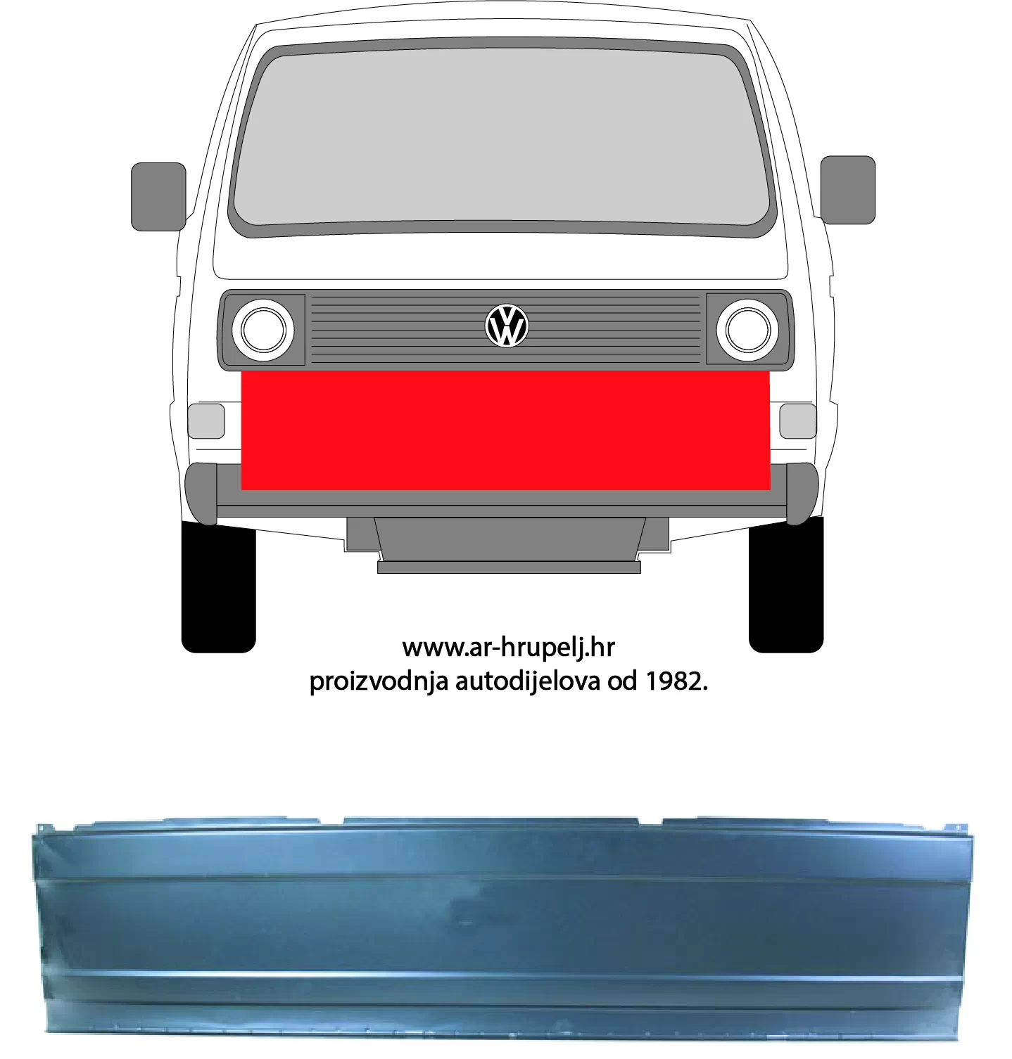VW TRANSPORTER III CHASSIS