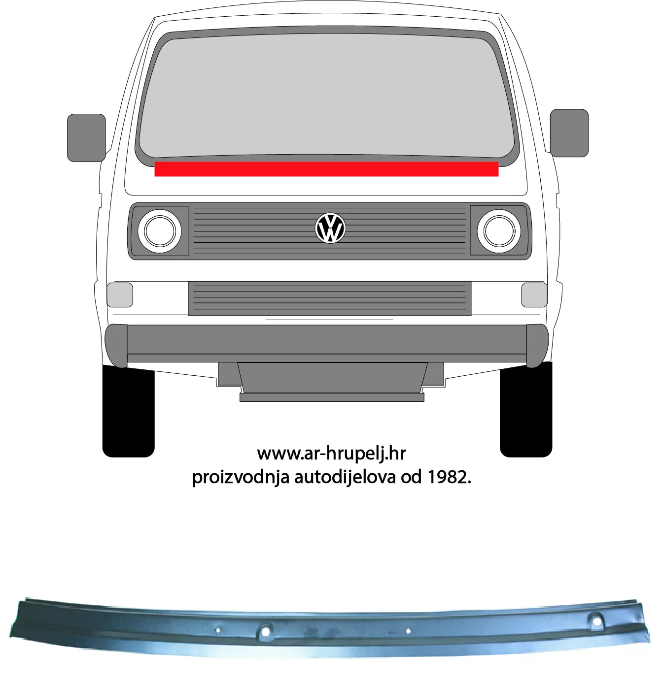 VW TRANSPORTER III CHASSIS