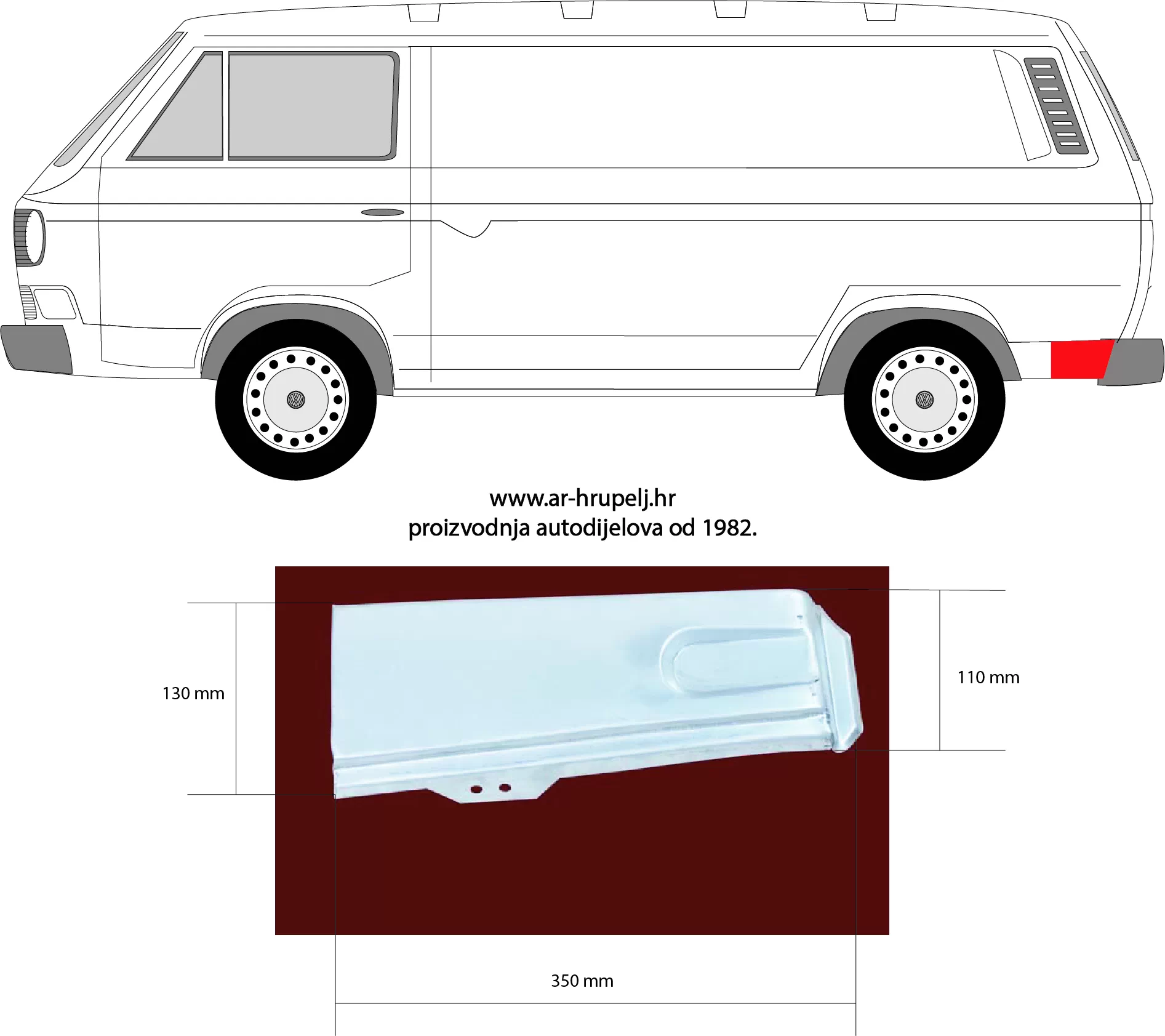 VW TRANSPORTER III CHASSIS