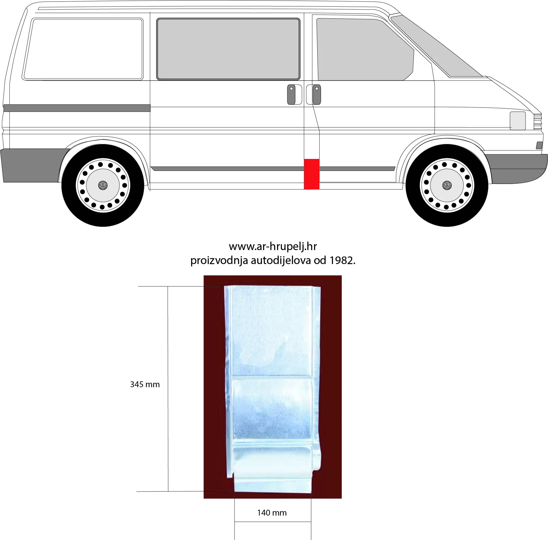 VW TRANSPORTER / CARAVELLE IV BUS (70XB, 70XC, 7DB, 7