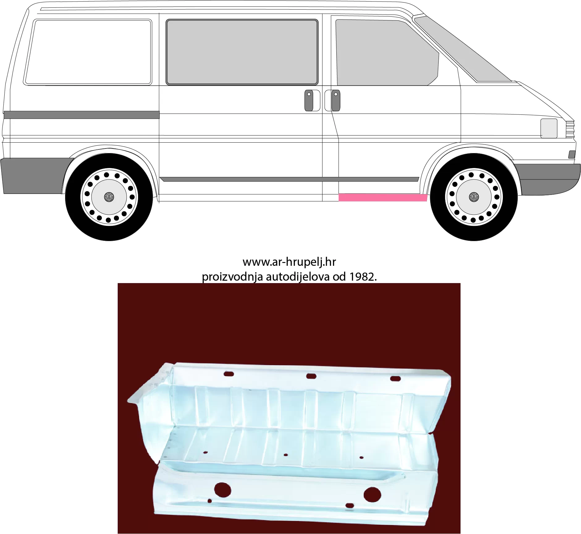 VW TRANSPORTER / CARAVELLE IV BUS (70XB, 70XC, 7DB, 7