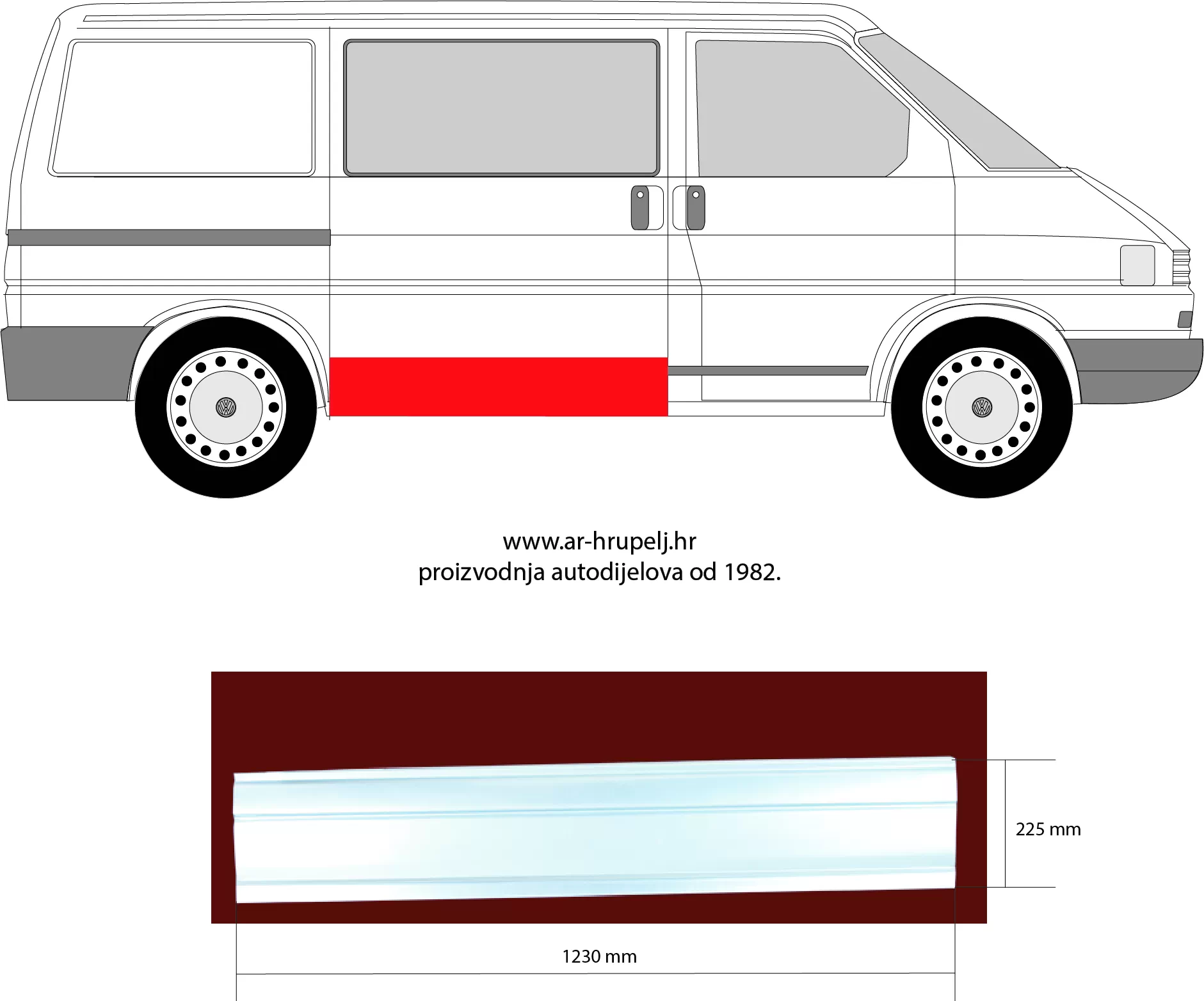 VW TRANSPORTER / CARAVELLE IV BUS (70XB, 70XC, 7DB, 7