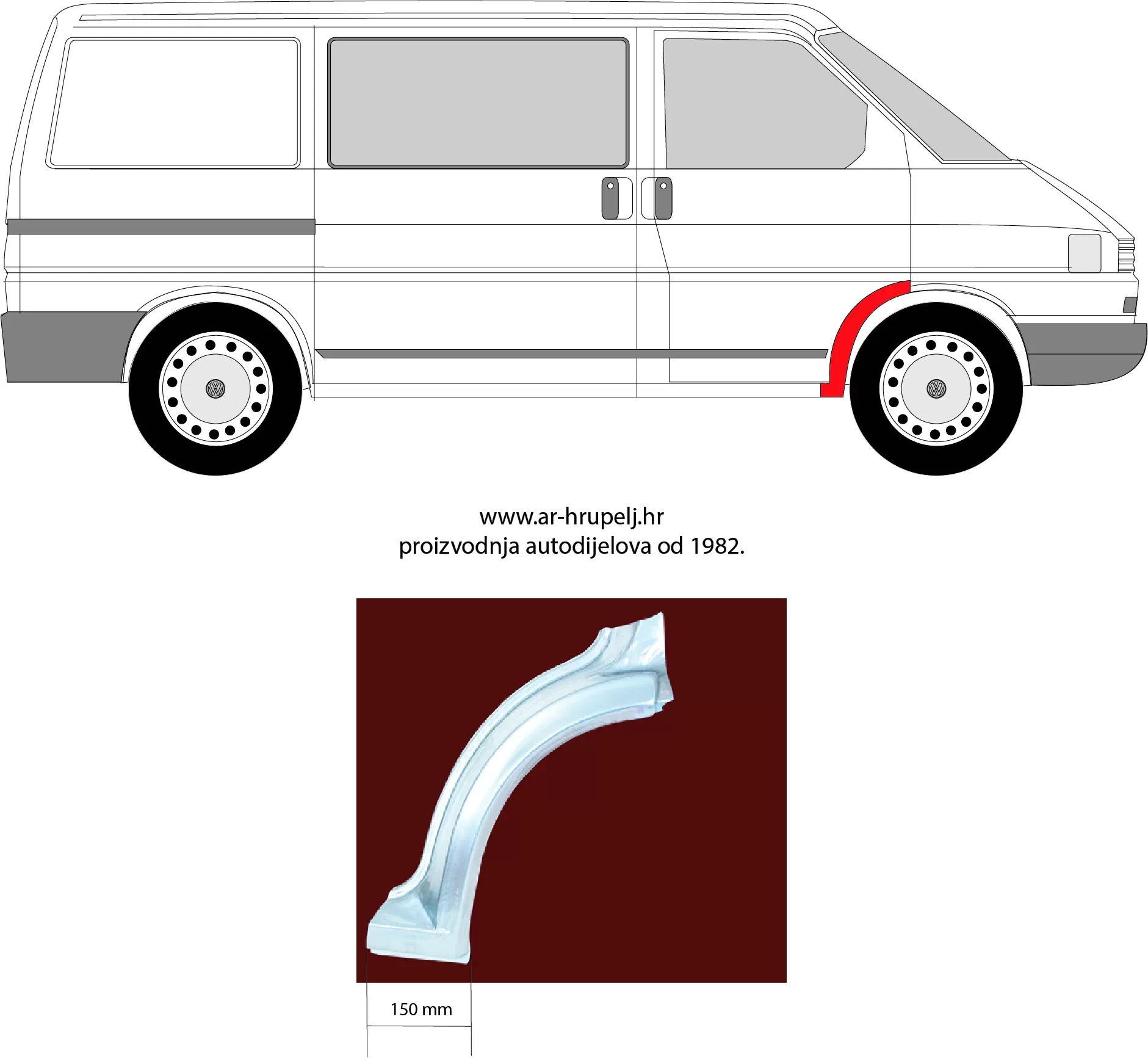 VW TRANSPORTER / CARAVELLE IV BUS (70XB, 70XC, 7DB, 7