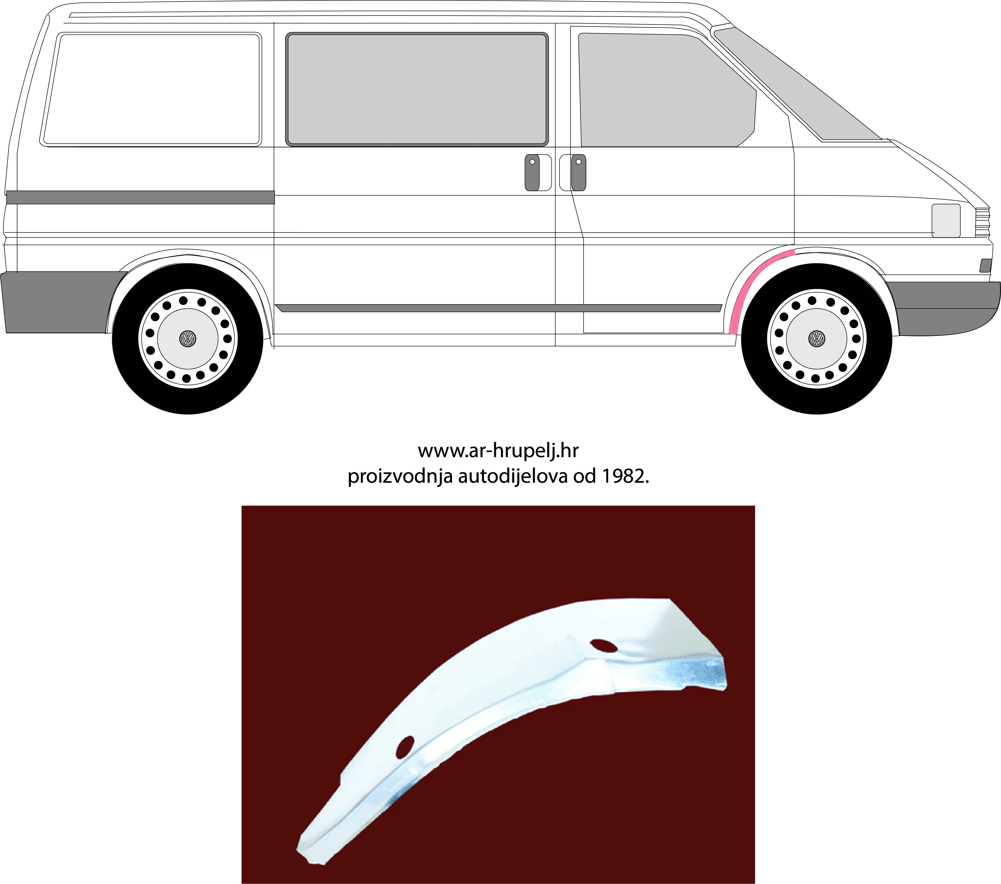VW TRANSPORTER / CARAVELLE IV BUS (70XB, 70XC, 7DB, 7