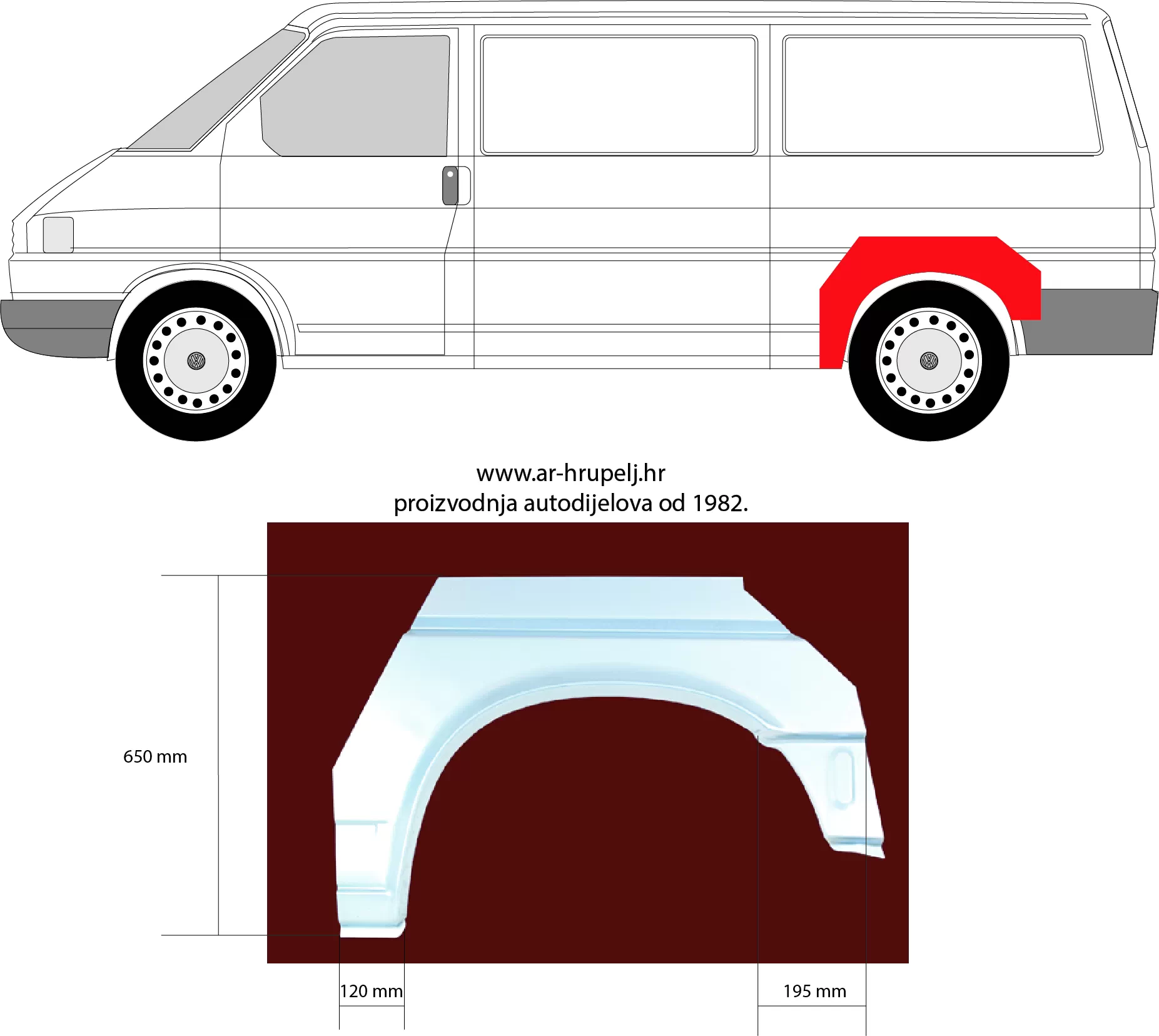 VW TRANSPORTER / CARAVELLE IV BUS (70XB, 70XC, 7DB, 7